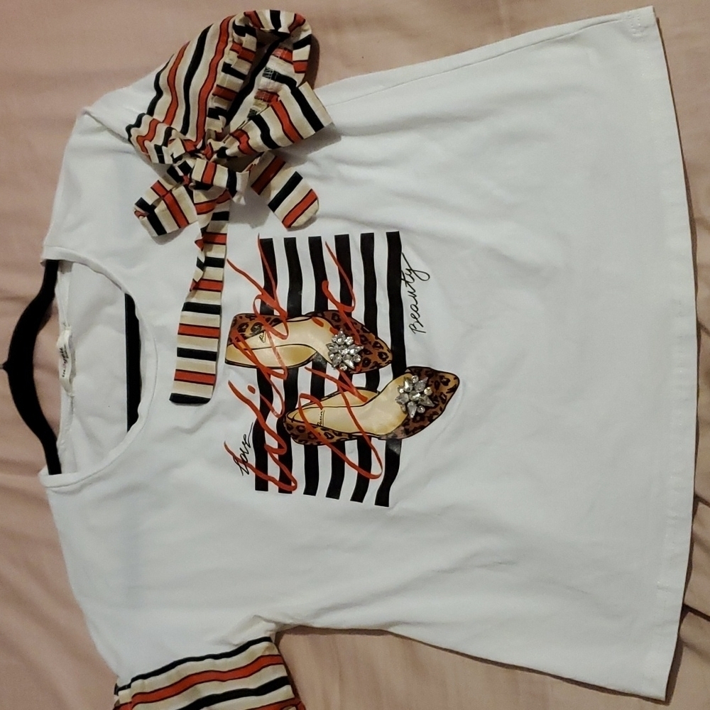 Jeweled graphic t-shirt